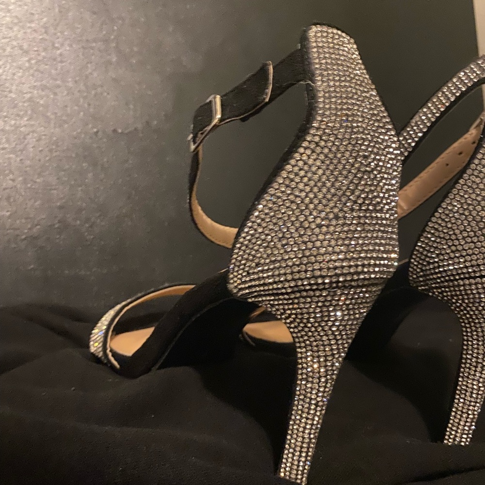 Size 9 Rhinestone Heels - Picture 4 of 4
